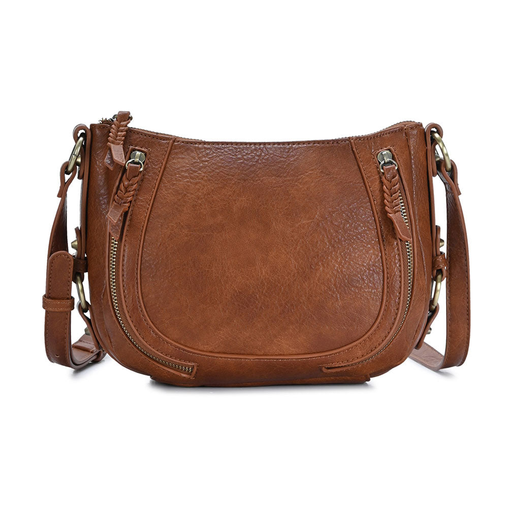 iLLASPARKZ Faux Leather Compact Crossbody Bag