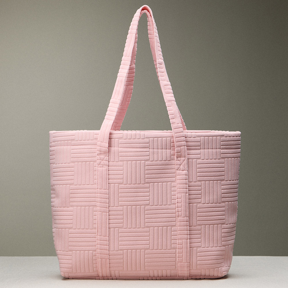 iLLASPARKZ Grid Pattern Everyday Tote Bag