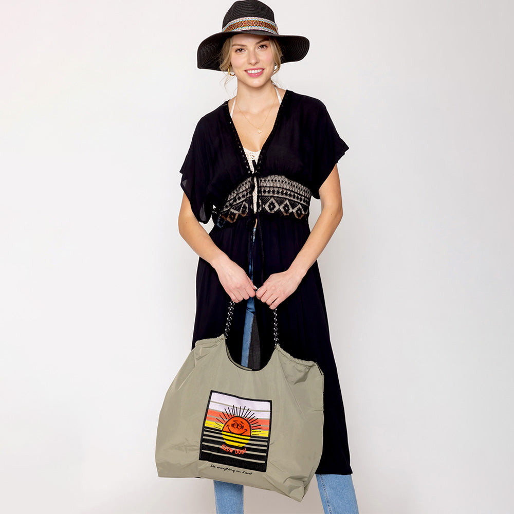 iLLASPARKZ Sun Rope Nylon Tote Bag