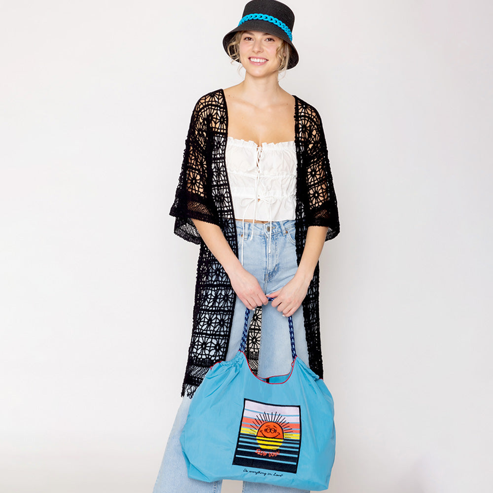 iLLASPARKZ Sun Rope Nylon Tote Bag