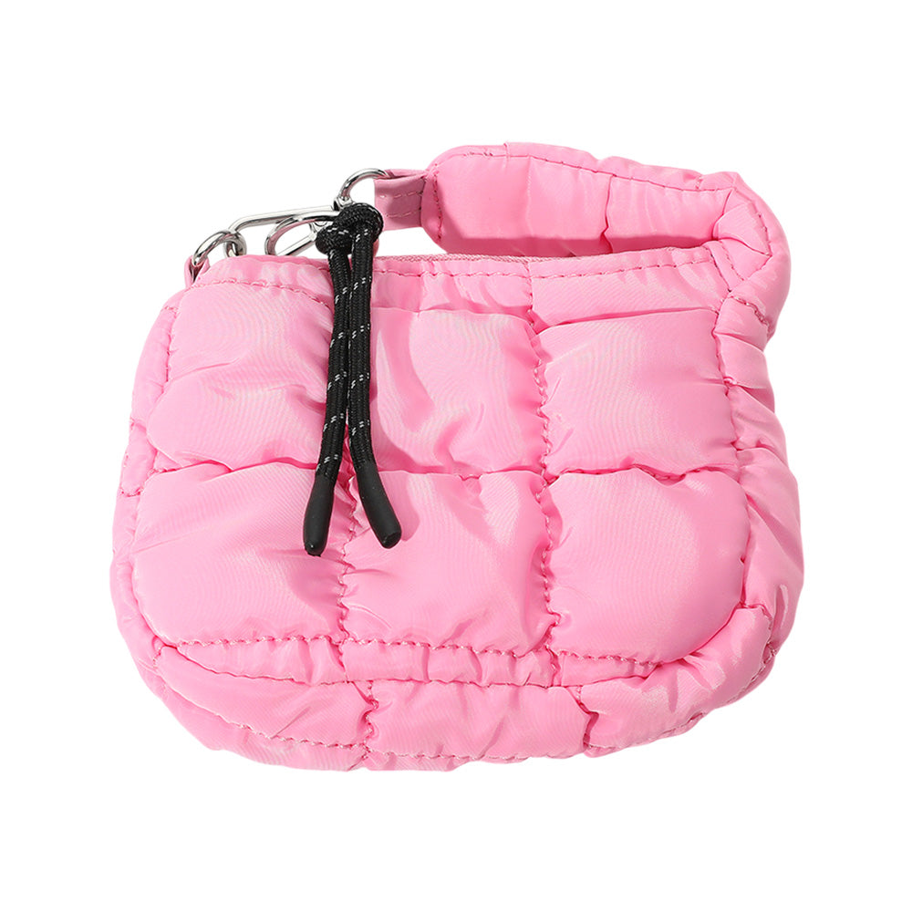 iLLASPARKZ Quilted Puffer Mini Purse Bag / Bag Charm