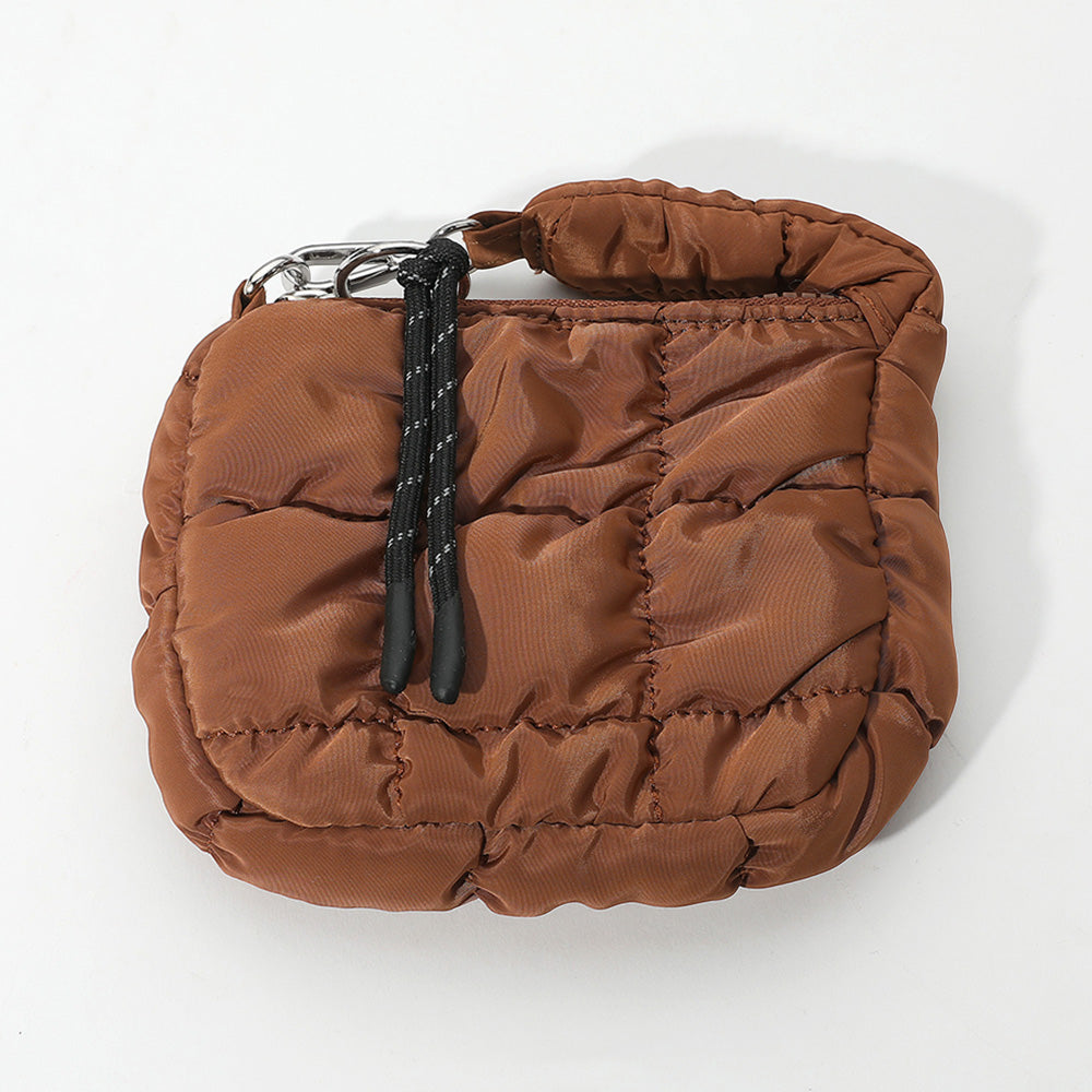 iLLASPARKZ Quilted Puffer Mini Purse Bag / Bag Charm