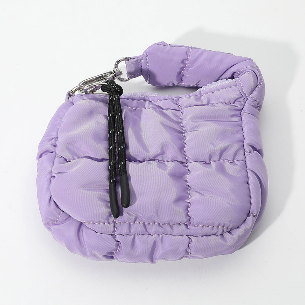 iLLASPARKZ Quilted Puffer Mini Purse Bag / Bag Charm