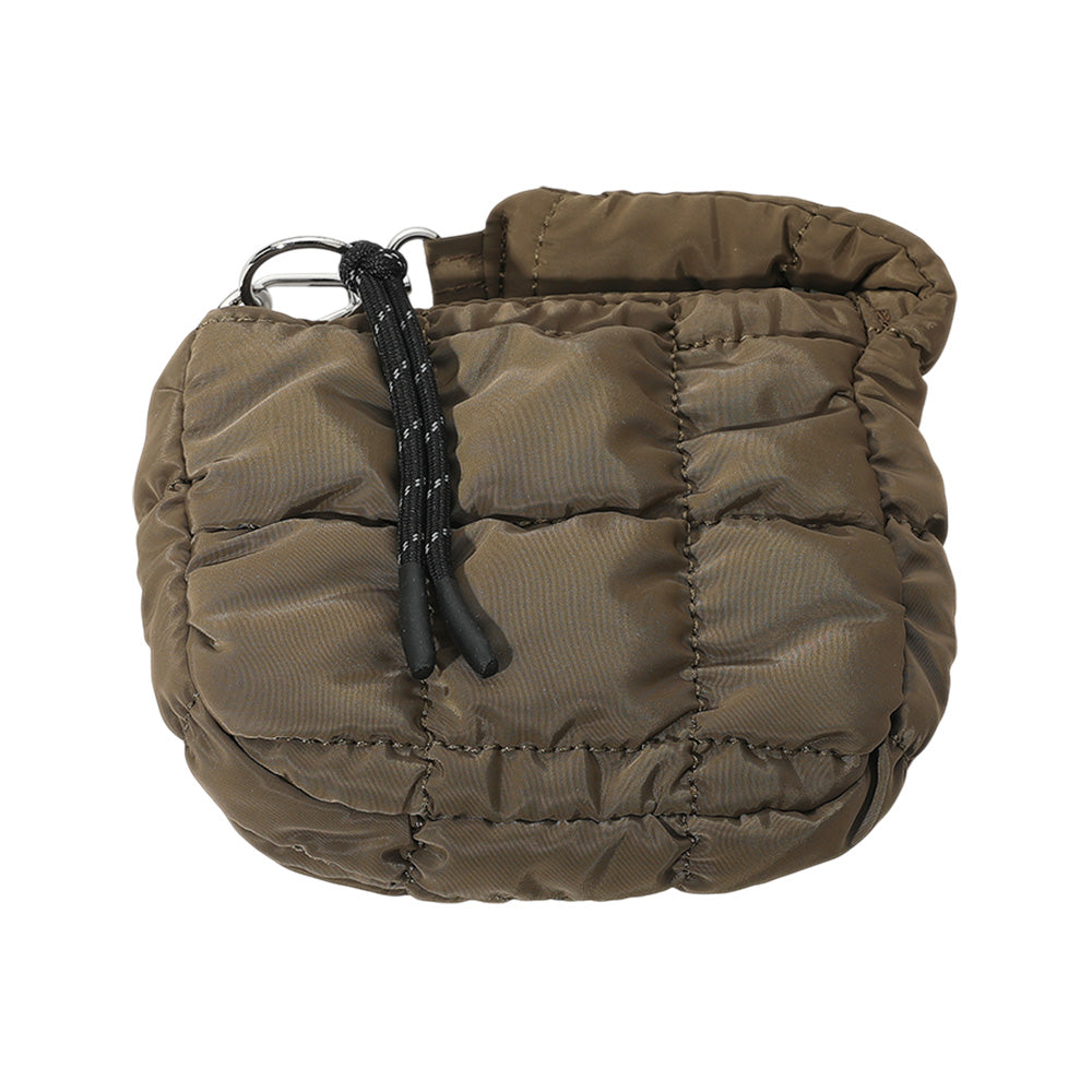 iLLASPARKZ Quilted Puffer Mini Purse Bag / Bag Charm