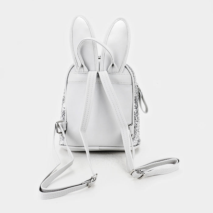 iLLASPARKZ Sequin Cute Bunny Ears Mini Backpack Bag