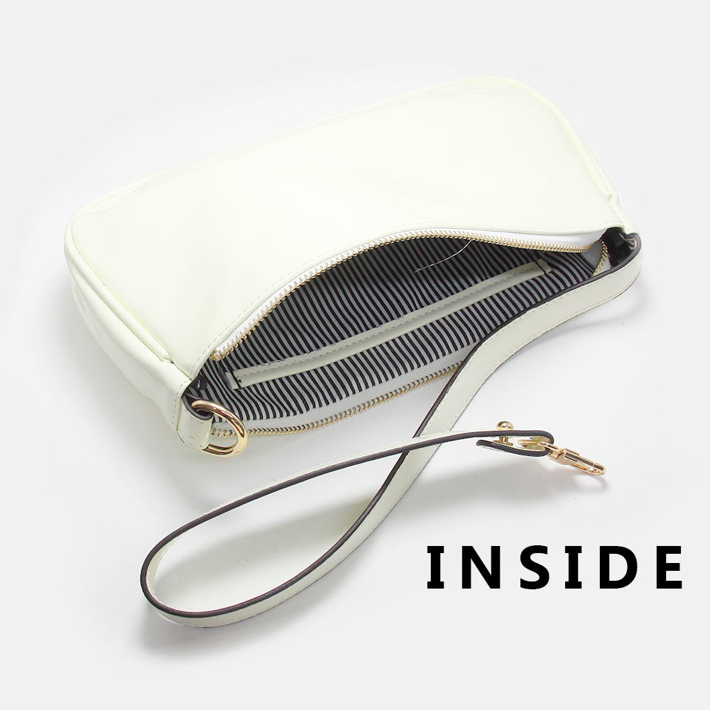 iLLASPARKZ Enamel Rectangle Shoulder Bag