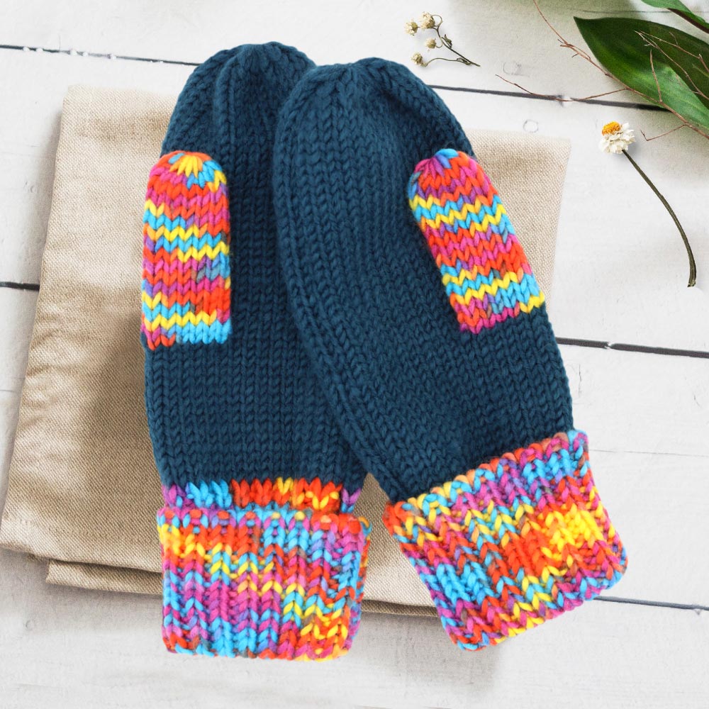 iLLASPARKZ Multi Color Cuff Gloves