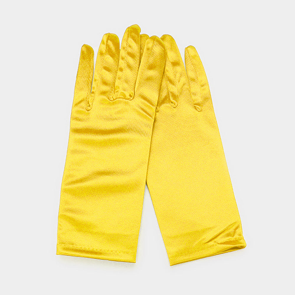iLLASPARKZ Dressy Satin Wedding Gloves