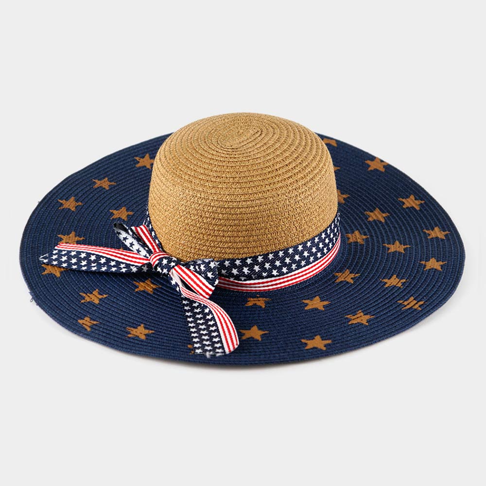 iLLASPARKZ American Flag Floppy Summer Sun Hat