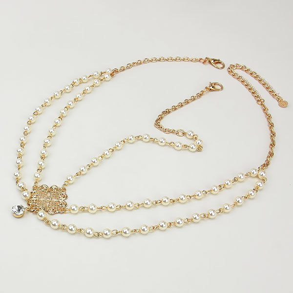 iLLASPARKZ Pearl Flower Head Chain