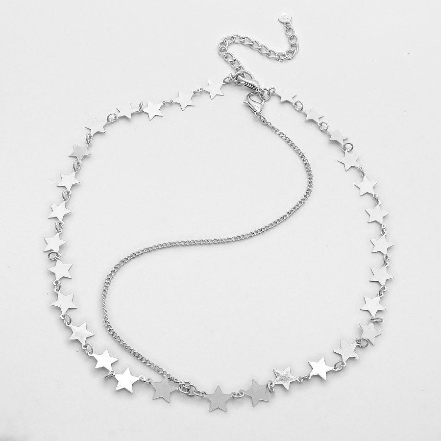iLLASPARKZ Star Laurel Star Drop Head Chain