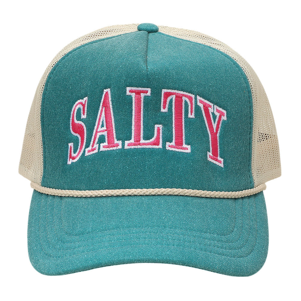 iLLASPARKZ SALTY Message Embroidered Mesh Back Trucker Hat
