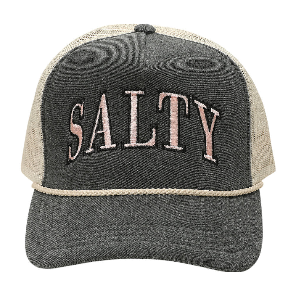 iLLASPARKZ SALTY Message Embroidered Mesh Back Trucker Hat