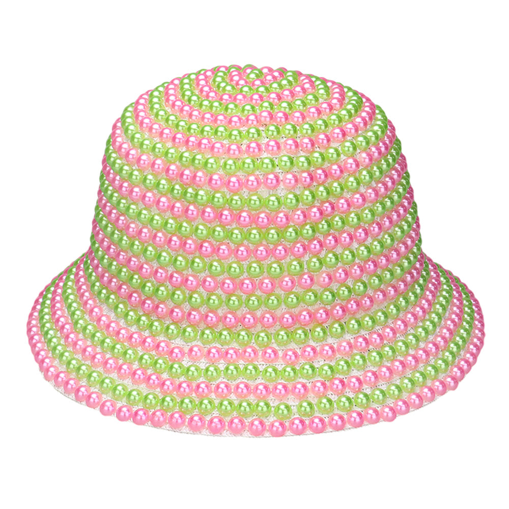 iLLASPARKZ Pearl Embellished Bucket Hat