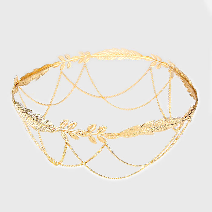 iLLASPARKZ Draped Laurel Head Chain