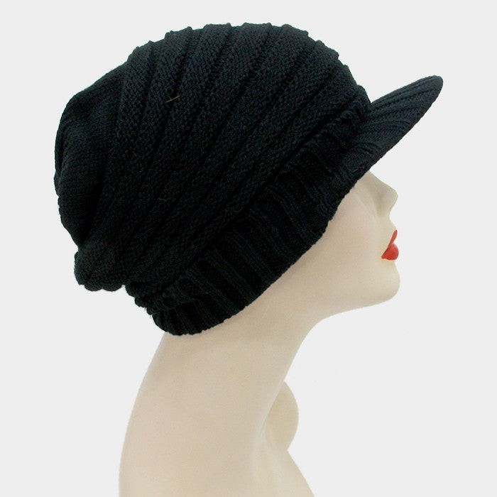 iLLASPARKZ Knit visor hat