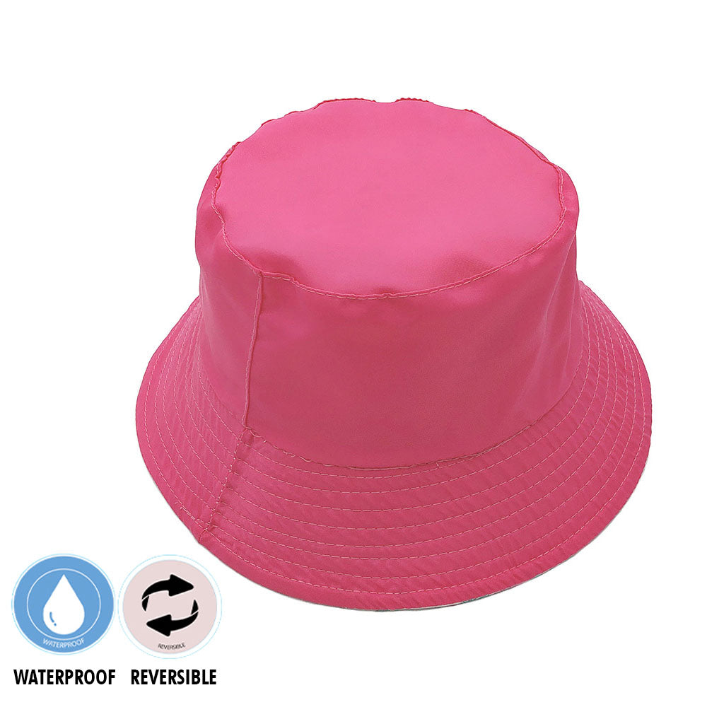 iLLASPARKZ Reversible Waterproof Floral Print Rain Bucket Hat