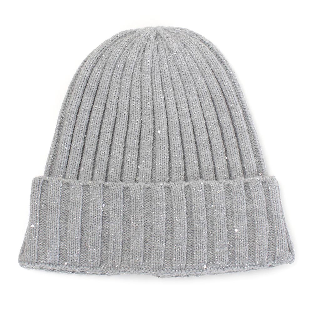 iLLASPARKZ Sequin Knit Beanie Hat