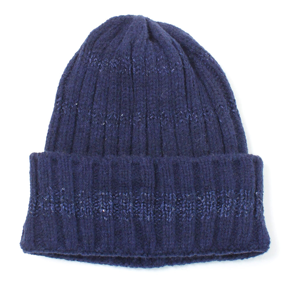 iLLASPARKZ Sequin Stripe Knit Beanie Hat