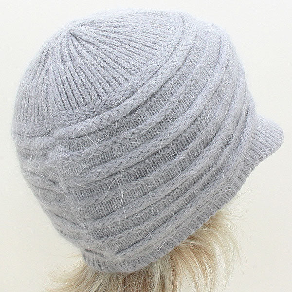 iLLASPARKZ Acrylic Rabbit Hair Visor Hat