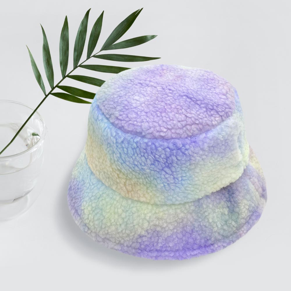 iLLASPARKZ Tie Dye Teddy Bucket Hat