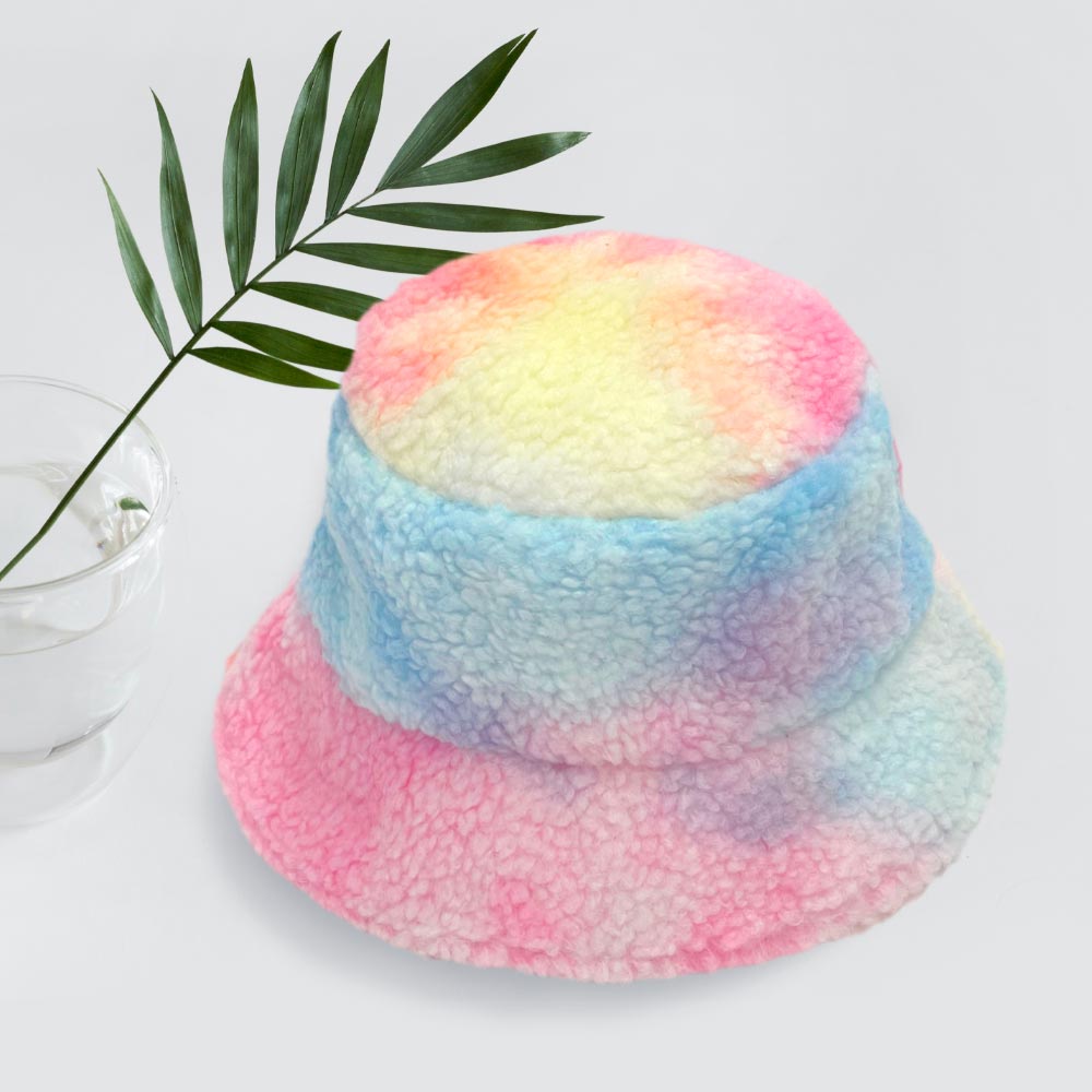 iLLASPARKZ Tie Dye Teddy Bucket Hat