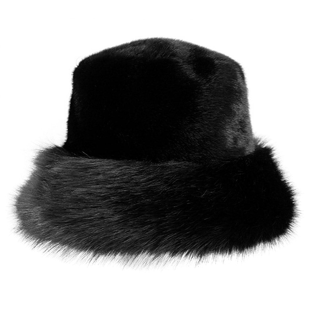 iLLASPARKZ Faux Fur Russian Style Plush Bucket Hat