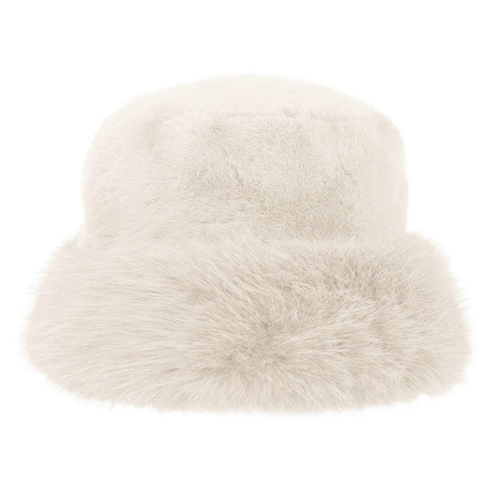 iLLASPARKZ Faux Fur Russian Style Plush Bucket Hat