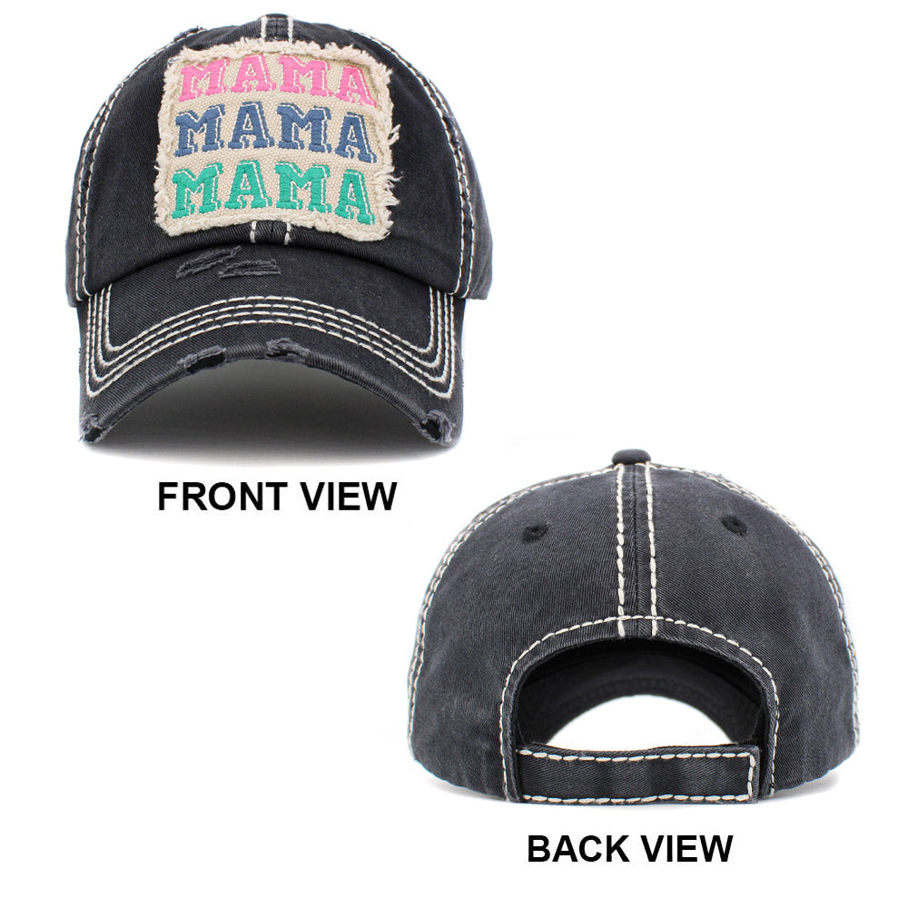 iLLASPARKZ MAMA Message Vintage Baseball Cap