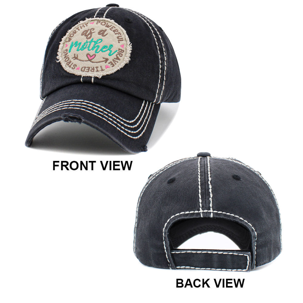 iLLASPARKZ as a mother Message Vintage Baseball Cap