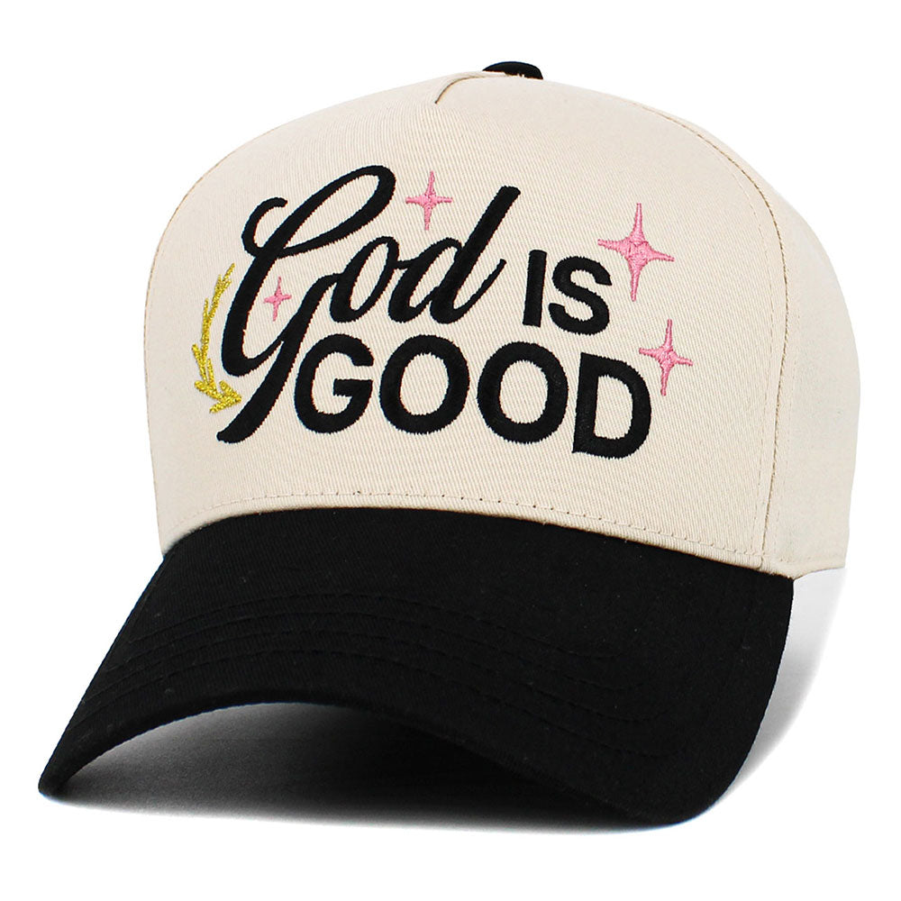 iLLASPARKZ GOD IS GOOD Message Embroidered Baseball Cap