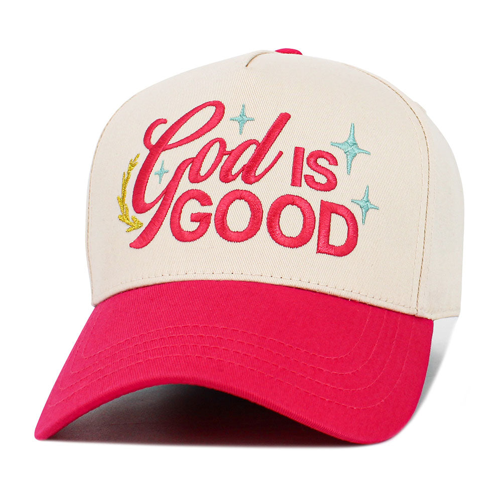 iLLASPARKZ GOD IS GOOD Message Embroidered Baseball Cap