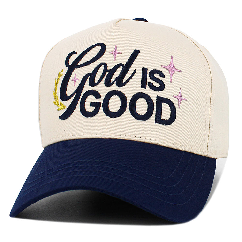 iLLASPARKZ GOD IS GOOD Message Embroidered Baseball Cap