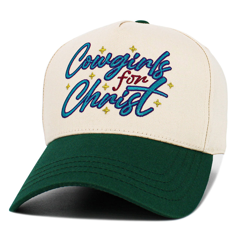 iLLASPARKZ Cowgirls for Christ Embroidered Baseball Hat