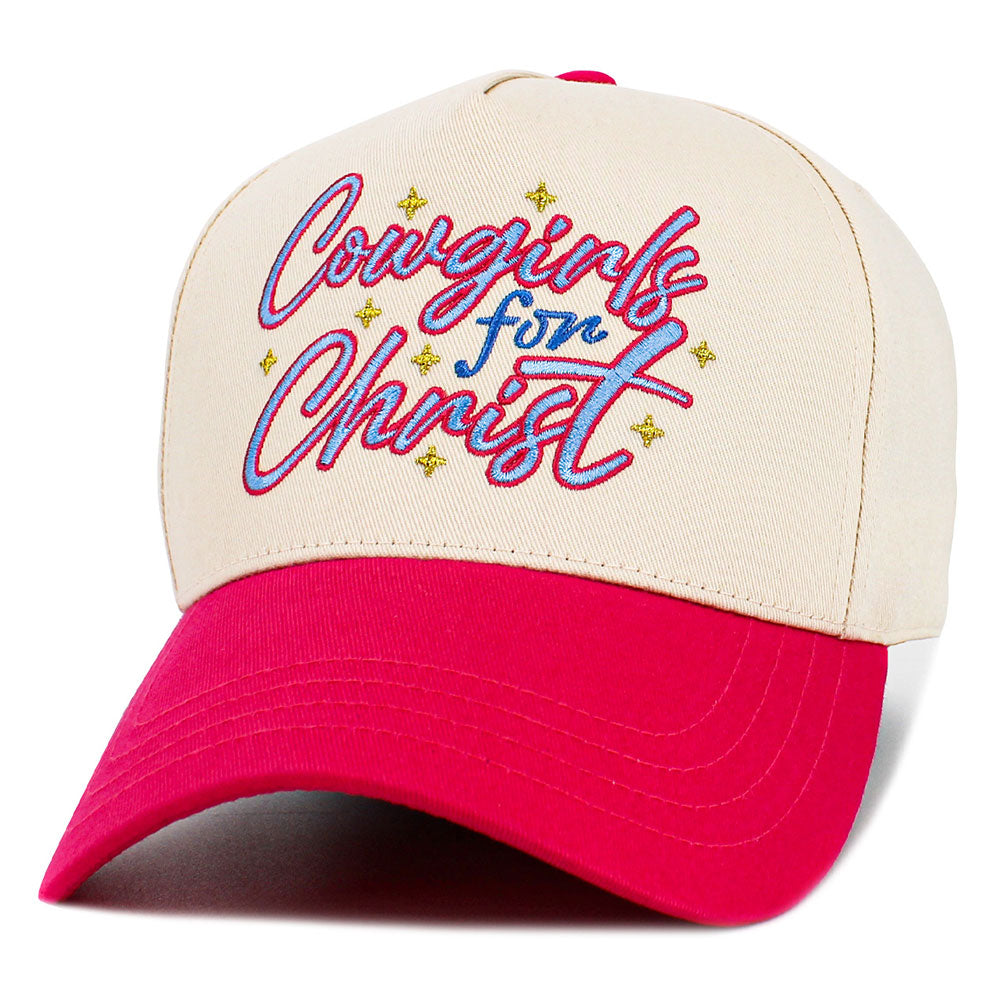 iLLASPARKZ Cowgirls for Christ Embroidered Baseball Hat