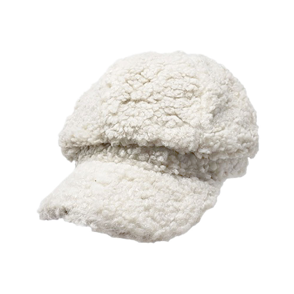 iLLASPARKZ Sherpa Newsboy Hat