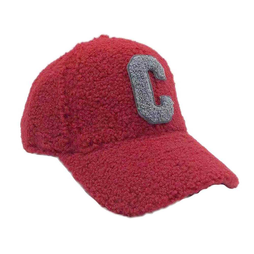 iLLASPARKZ Letter C Sherpa Baseball Cap