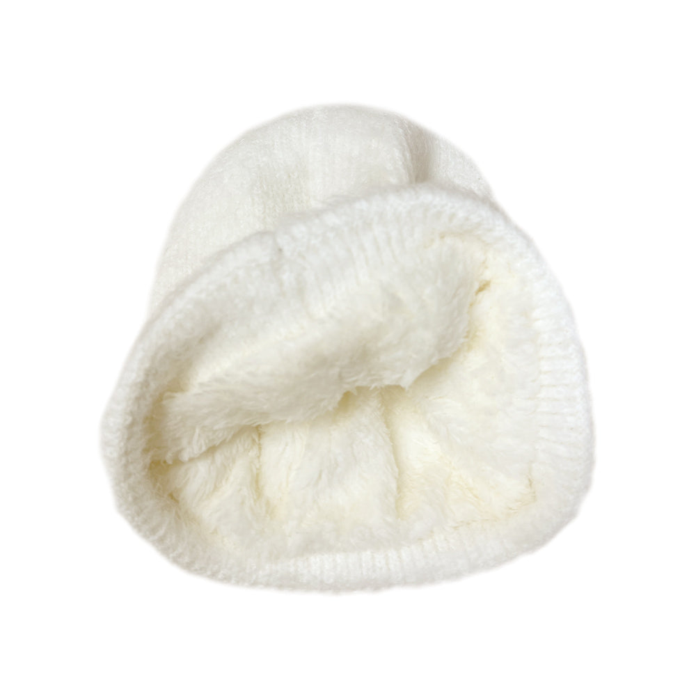 iLLASPARKZ Fleece Lining Rhinestone Embellished Beanie Hat