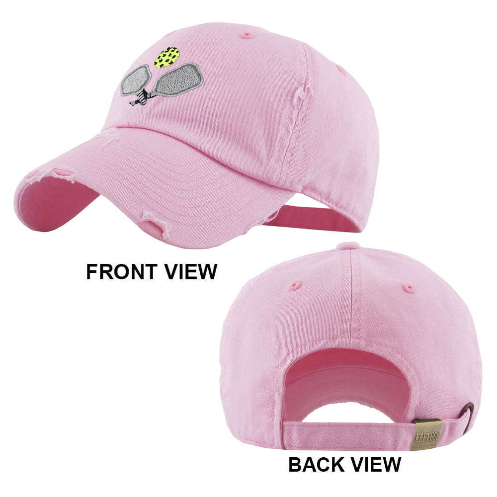 iLLASPARKZ Pickleball Paddle Ball Vintage Baseball Cap