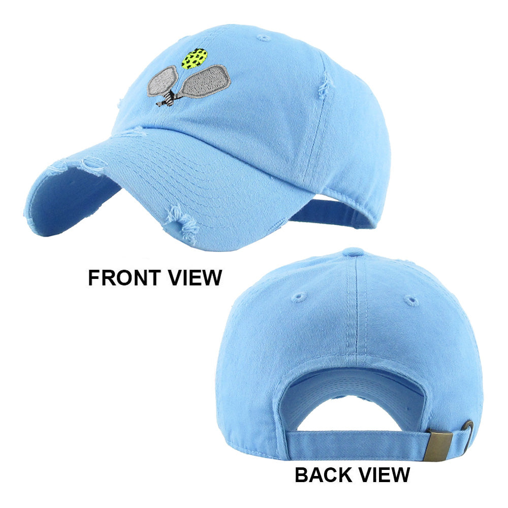 iLLASPARKZ Pickleball Paddle Ball Vintage Baseball Cap