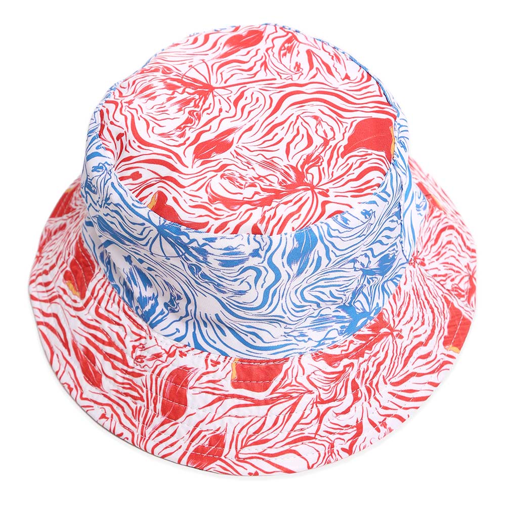 iLLASPARKZ Reversible Abstract Patterned Bucket Hat