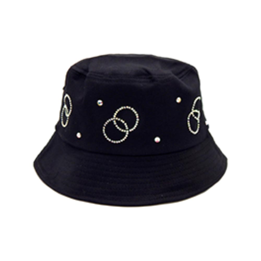 iLLASPARKZ Bling Open Circle Link Bucket Hat