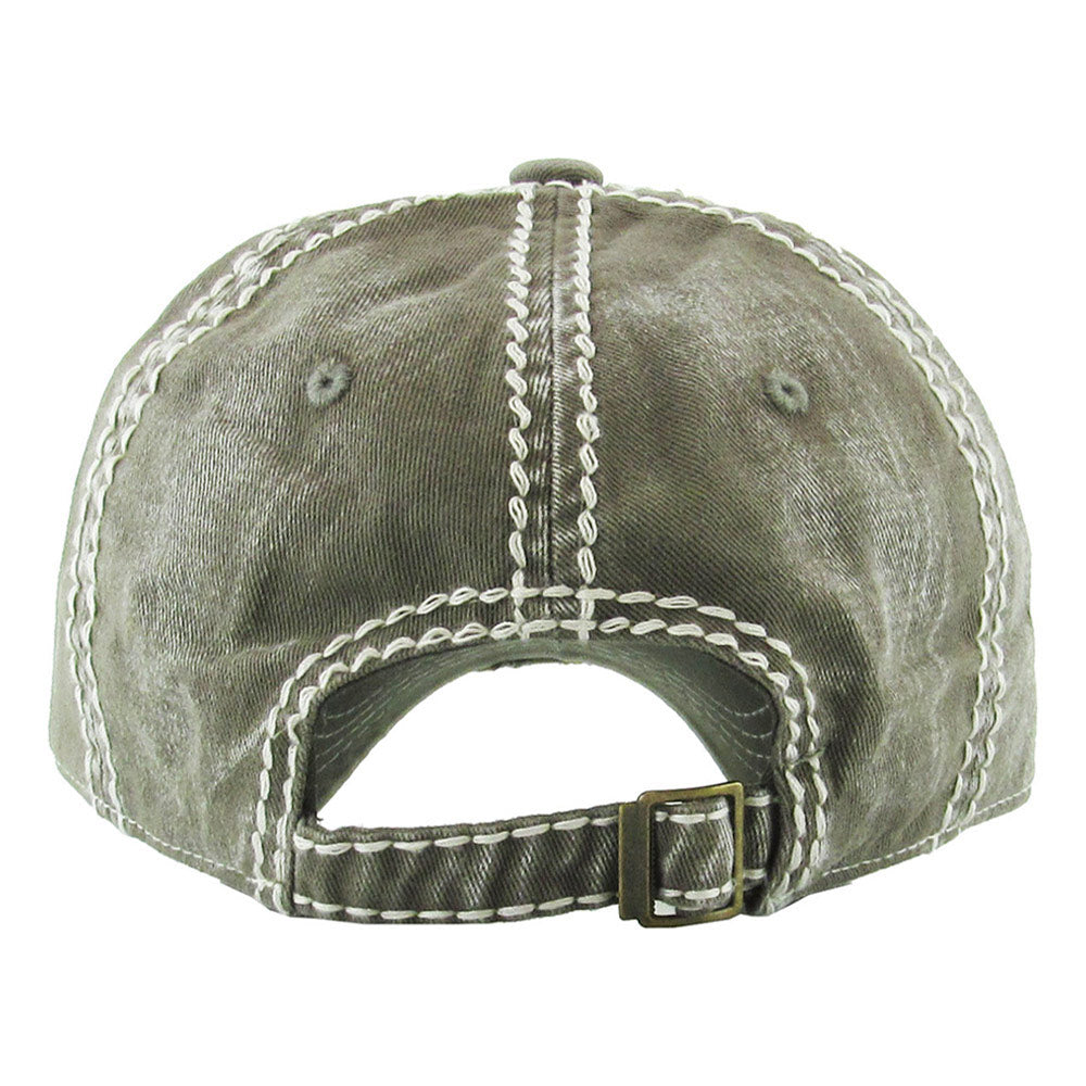 iLLASPARKZ Beer Message Bear Antler Vintage Baseball Cap