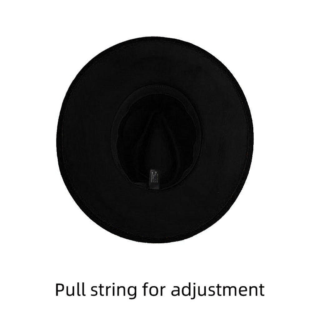 iLLASPARKZ Stone Paved Chain Band Pointed Fedora Hat