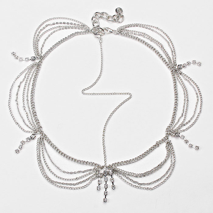 iLLASPARKZ Crystal Drop Draped Head Chain
