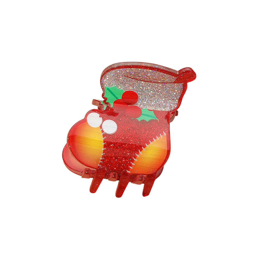 iLLASPARKZ Christmas Socks Hair Claw Clip