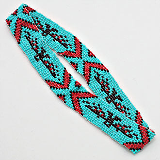 iLLASPARKZ Bohemian Seed Beaded X Headband