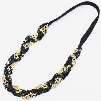 iLLASPARKZ Entangled Bead Chain Headband