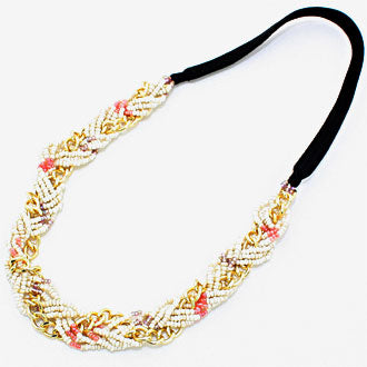 iLLASPARKZ Entangled Bead Chain Headband