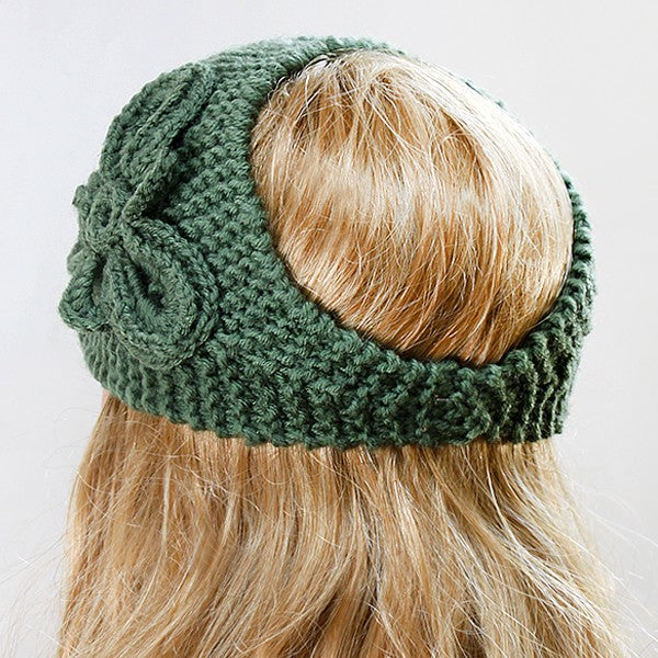 iLLASPARKZ Acrylic Flower Crochet Earmuff